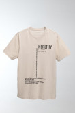 Camiseta manga corta con estampado.