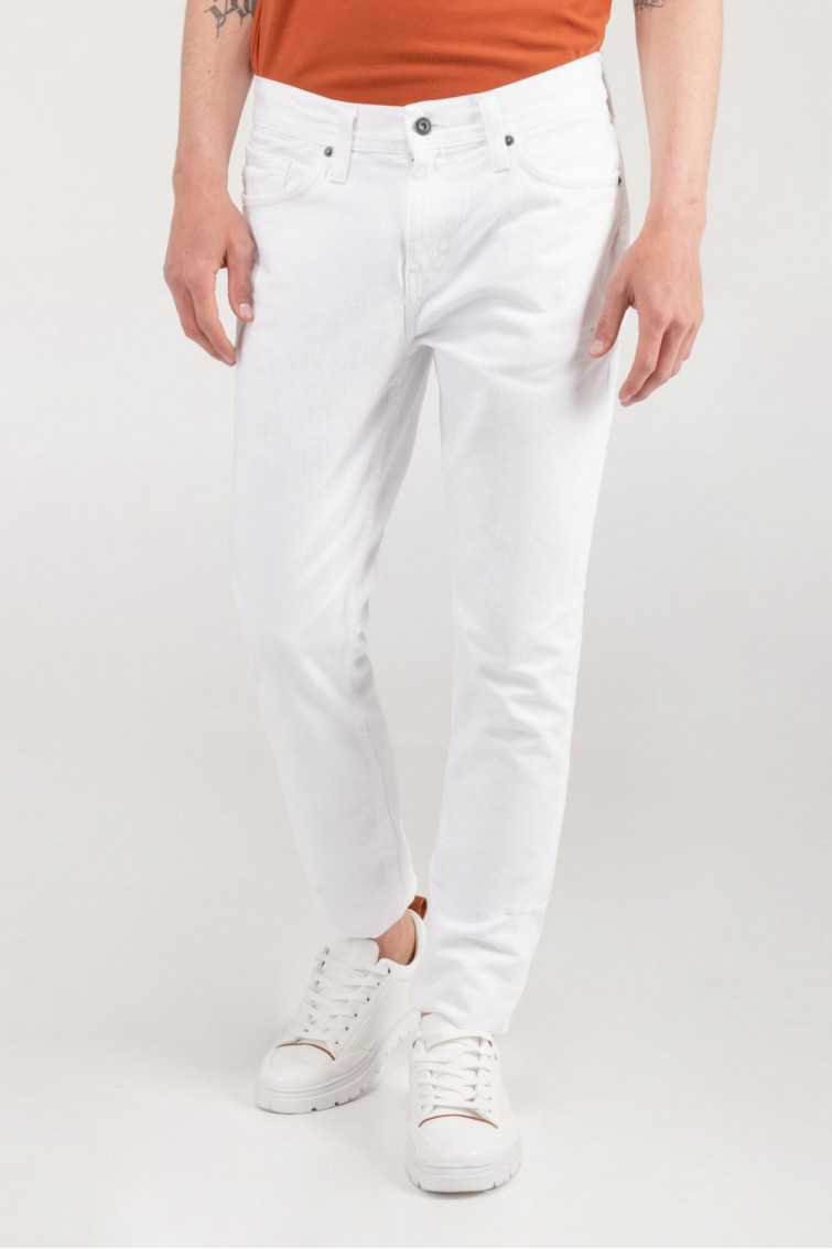 PANTALON SLIM UNICOLOR