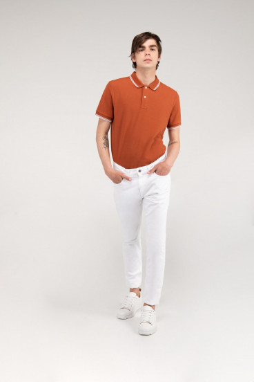 PANTALON SLIM UNICOLOR