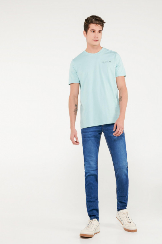 Camiseta estampada manga corta