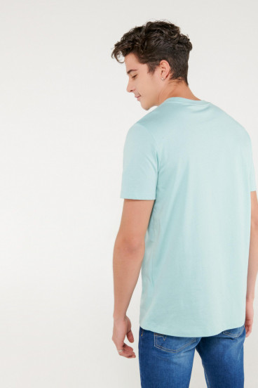 Camiseta estampada manga corta