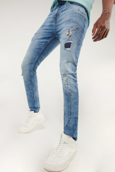 Jean super skinny rotos