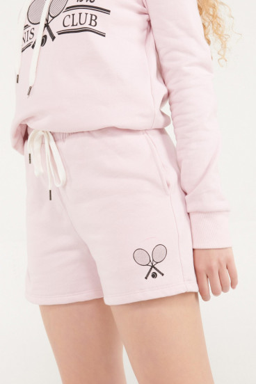 Short con bolsillos y estampado