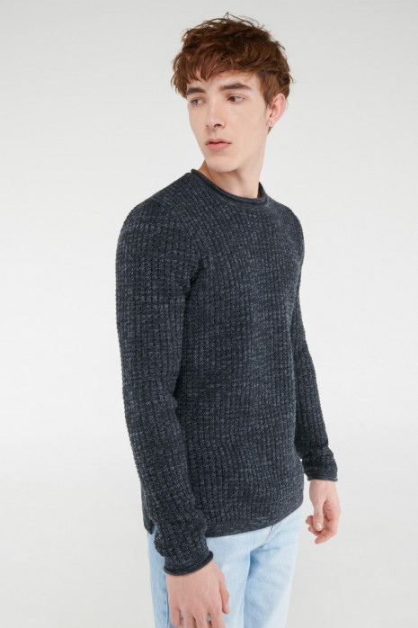 Suéter cuello redondo