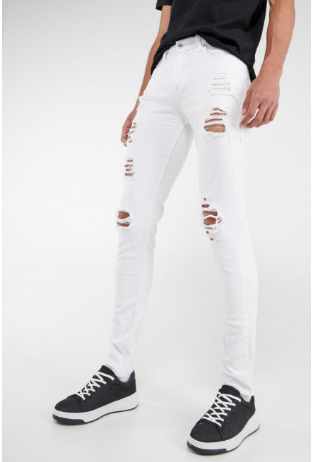 Jean skinny con rotos