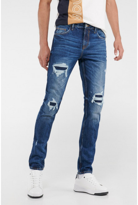 Jean skinny con rotos