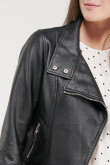 Chaqueta efecto piel