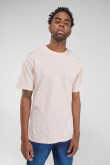 Camiseta básica manga corta unicolor.