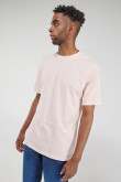 Camiseta básica manga corta unicolor.