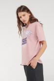 Camiseta, manga corta, con estampado en frente.
