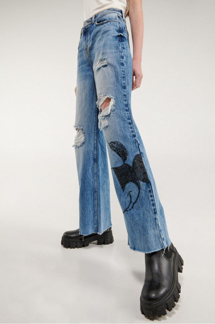 Pantalon Jean Mom