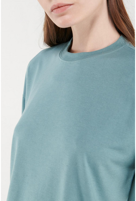 Camiseta, manga corta, cuello redondo, unicolor.