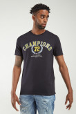 Camiseta manga corta estampada.