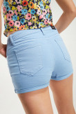Short unicolor tiro alto