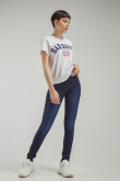 jean Jegging tiro alto